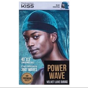 KISS Blue Velvet Luxe Durag